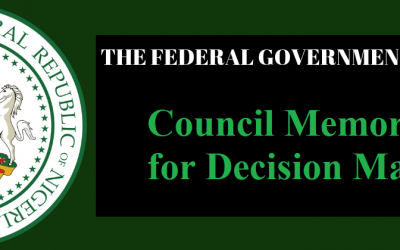 Course 108 – Council Memorandum for Decision Making